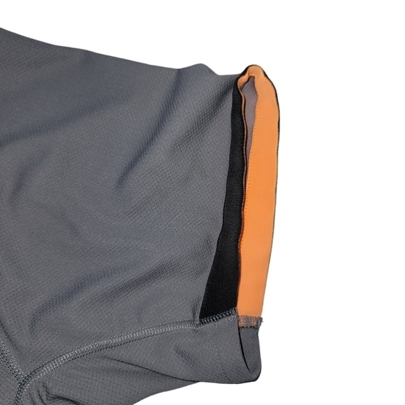 Adidas Men's New York Polo-Grey Three- Flash Orange EI8971 - Picture 5 of 10